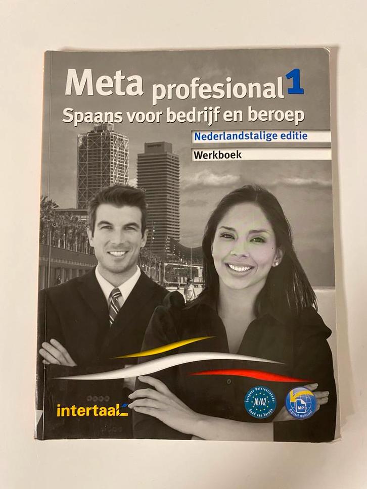 Spaans werkboek Meta profesional 1 goede staat, Boeken, Schoolboeken, Zo goed als nieuw, Overige niveaus, Ophalen of Verzenden