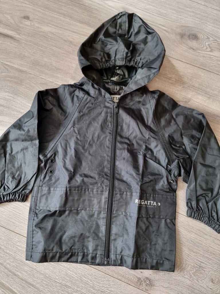 Zwart Regatta regenjas, maat 92 (GB14), Ophalen of Verzenden, Zo goed als nieuw, Regenjas