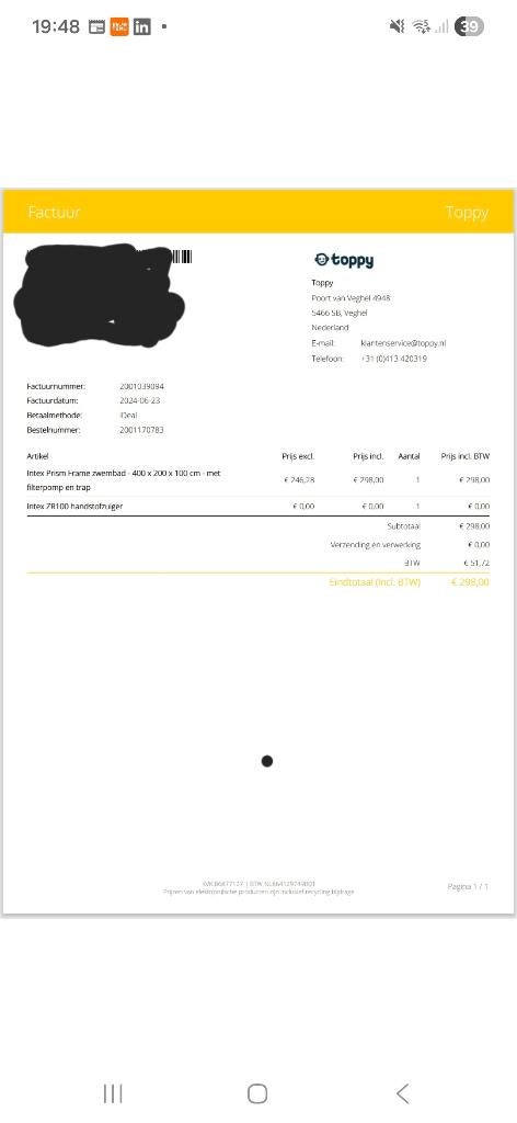 Zwembad, Tuin en Terras, Ophalen, 200 tot 300 cm, 80 tot 120 cm, Zo goed als nieuw