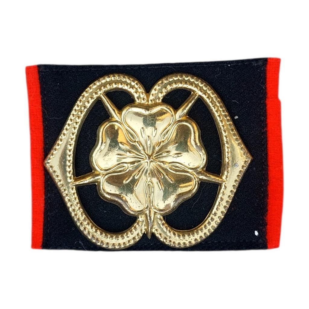 Oud Baretembleem MILVA, Verzamelen, Ophalen of Verzenden, Landmacht, Nederland, Embleem of Badge