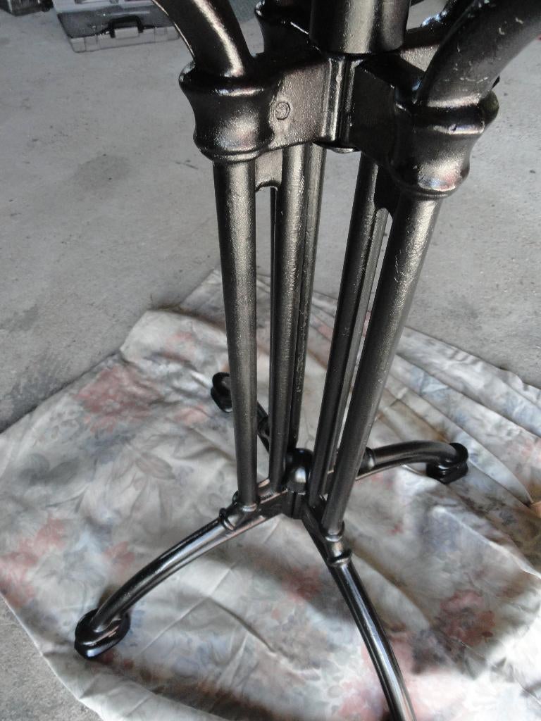 tafel onderstel aluminium, Ophalen, Zo goed als nieuw, Rond, Aluminium