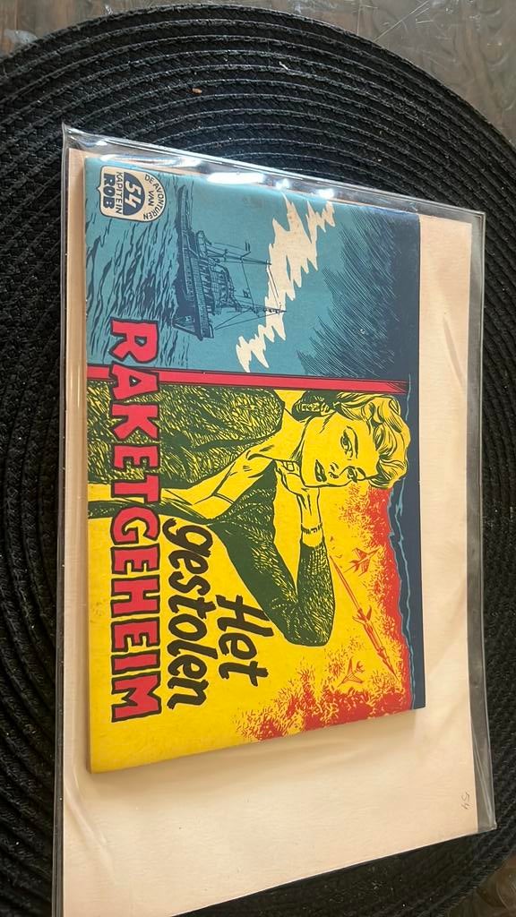 Oude kapitein Rob / 1e druk 1961  deel 54, Eén stripboek, Ophalen of Verzenden, Zo goed als nieuw