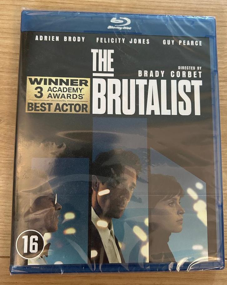 Blu-ray The Brutalist 3 Oscars, Adrien Brody nieuw sealed, Cd's en Dvd's, Blu-ray, Nieuw in verpakking, Drama, Verzenden