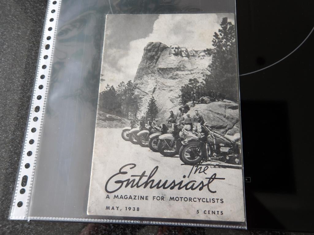Harley Davidson The Enthusiast May 1938, Verzenden, Harley-Davidson of Buell