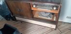 Vintage radio gramafoon speler kast, Ophalen of Verzenden, Gebruikt, Radio