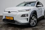 Hyundai KONA EV Premium 64 kWh SOH 93% Schuifdak/ Stoel-stuu, Gebruikt, Zwart, Met garantie (alle), Wit
