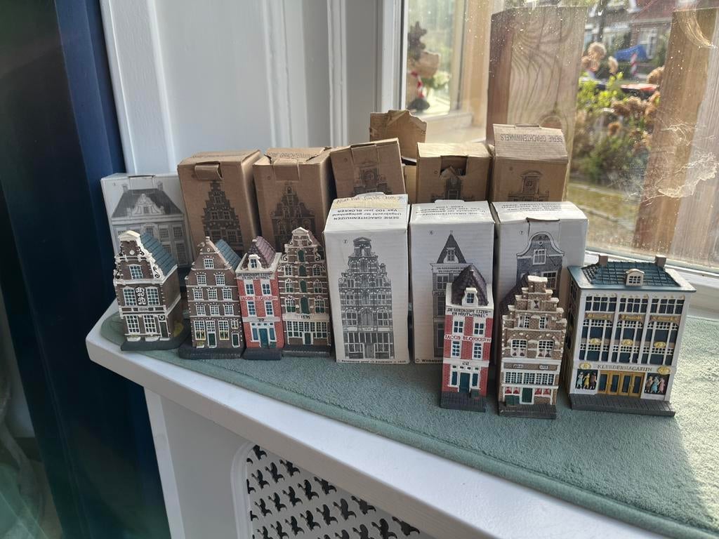 Grachtenpandjes blokker serie, Ophalen of Verzenden