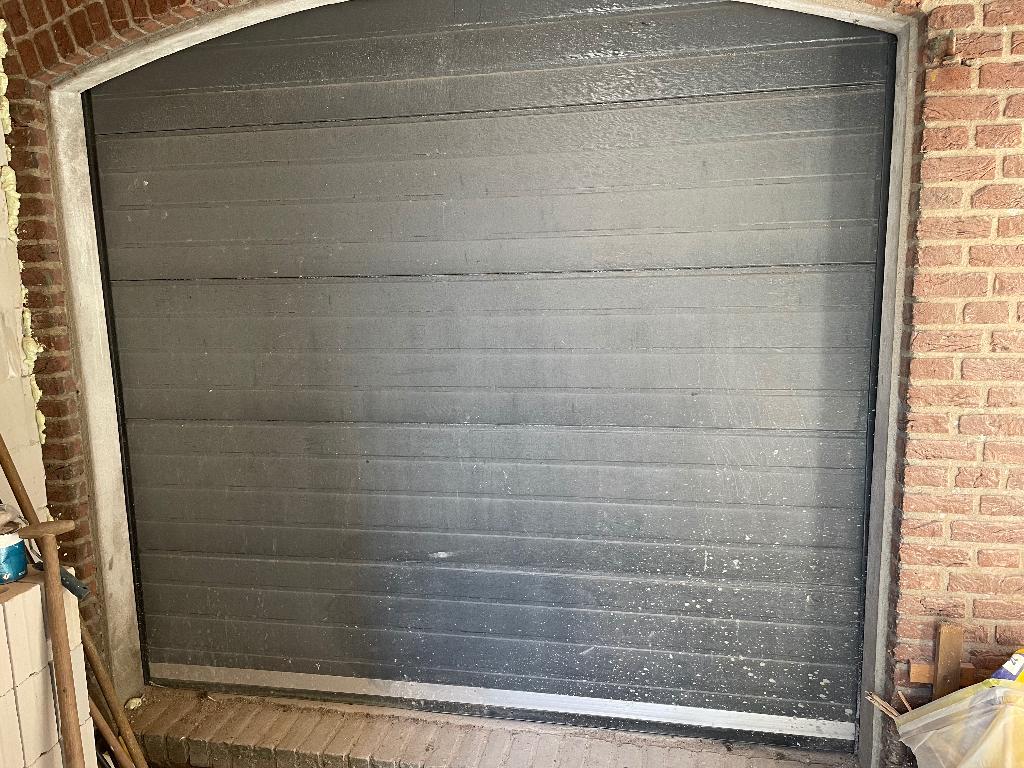 garagedeur elektrisch  sectionaaldeur, Ophalen, Gebruikt, Garagedeur, Metaal