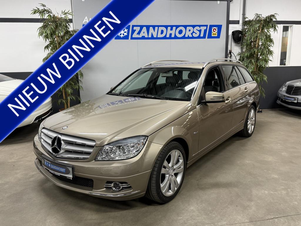 Mercedes-Benz C-Klasse Estate 180 CGI BlueEFFICIENCY Busines, Euro 5, Achterwielaandrijving, Zwart, Beige