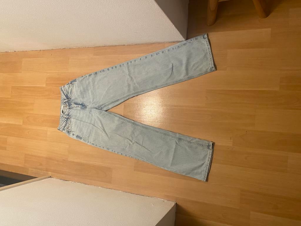 Broek, Ophalen of Verzenden, Zo goed als nieuw, Blauw, W27 (confectie 34) of kleiner