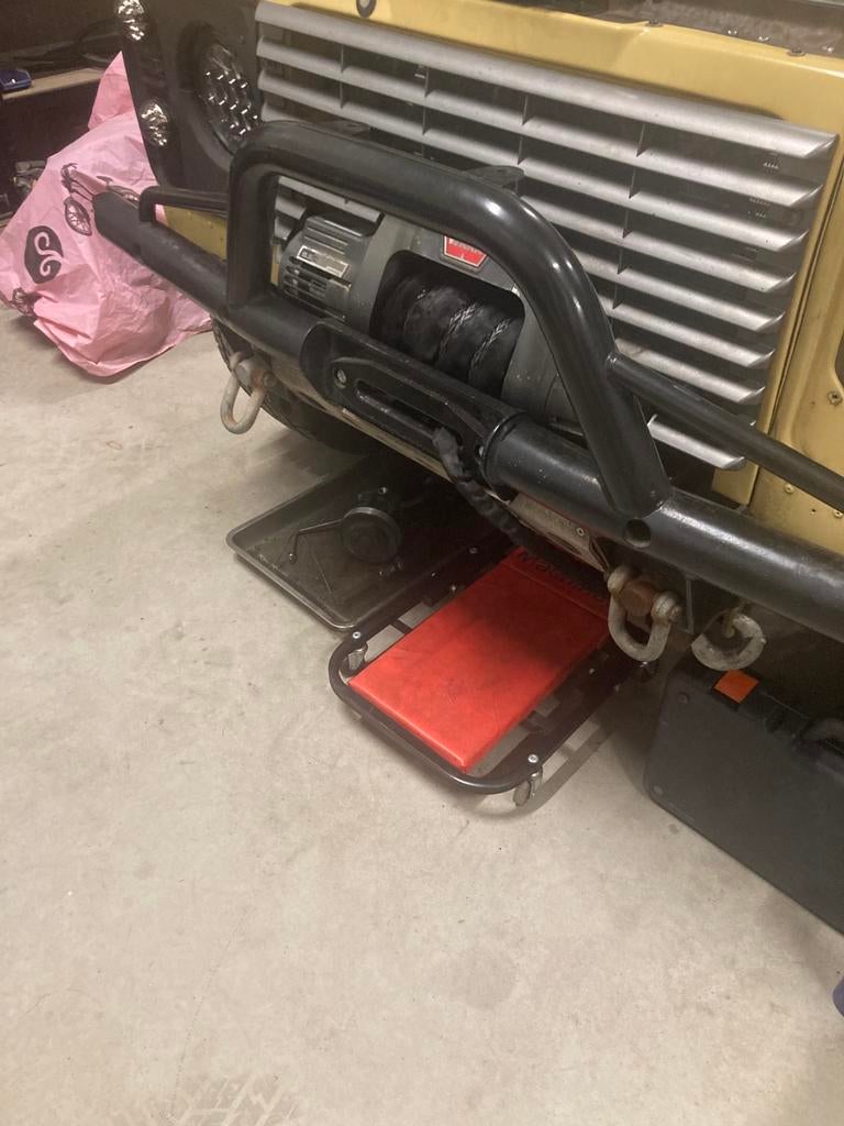 Defender lier bumper en warn lier, Ophalen, Gebruikt, Land Rover
