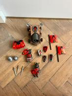 Playmobil 3319 3320 ridder rode drakenridders draak vlag, Ophalen of Verzenden, Zo goed als nieuw, Complete set