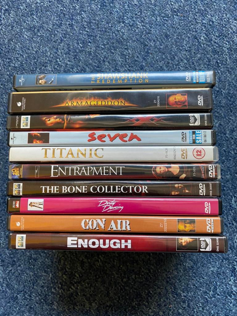 De beste actiefilms 10 stuks, Alle leeftijden, Ophalen, Zo goed als nieuw, Overige gebieden