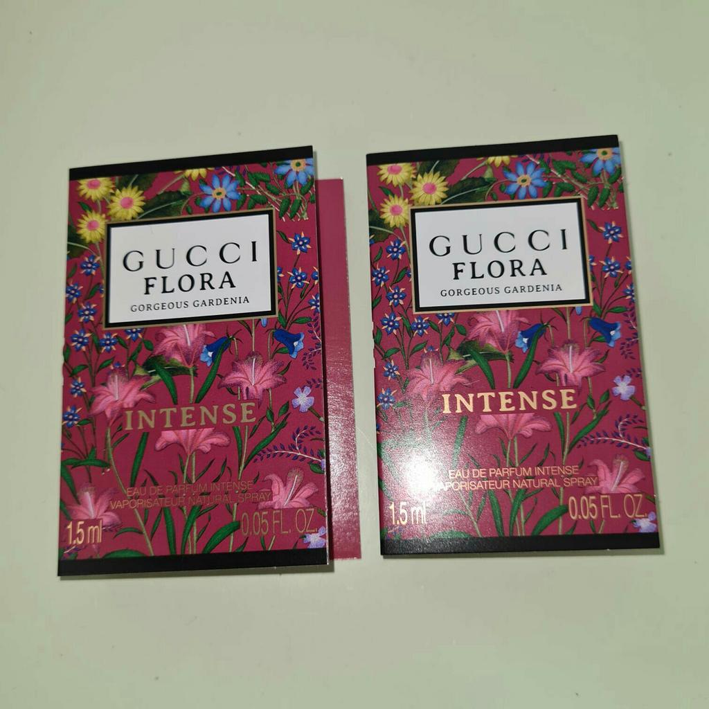 Gucco flora gorgeous gardenia intense eau de parfum 2x1,5ml, Ophalen of Verzenden, Nieuw