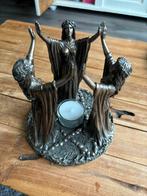 Heksen waxinelichthouder Wicca pentakel, Verzenden, Zo goed als nieuw