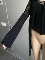 K17 set: lang vest met top maat 36=S fijn-gebreid zwart, Zwart, Apart Fashion, Ophalen of Verzenden, Zo goed als nieuw