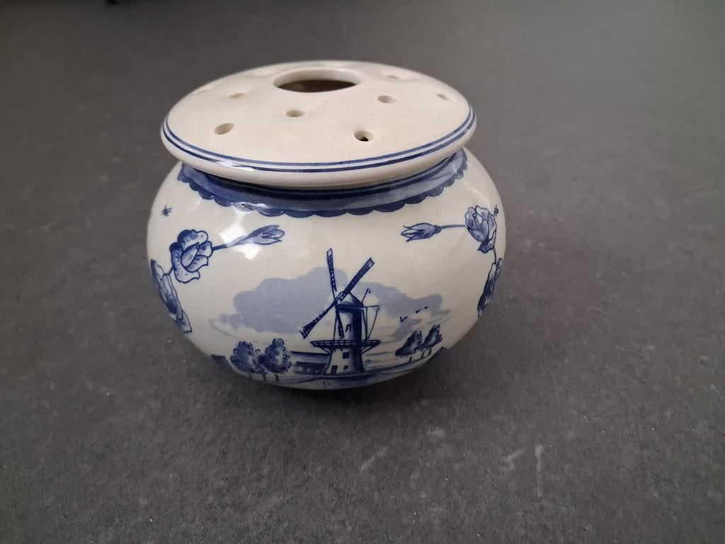 Regina Delfts blauw vaasje, Antiek en Kunst, Ophalen of Verzenden