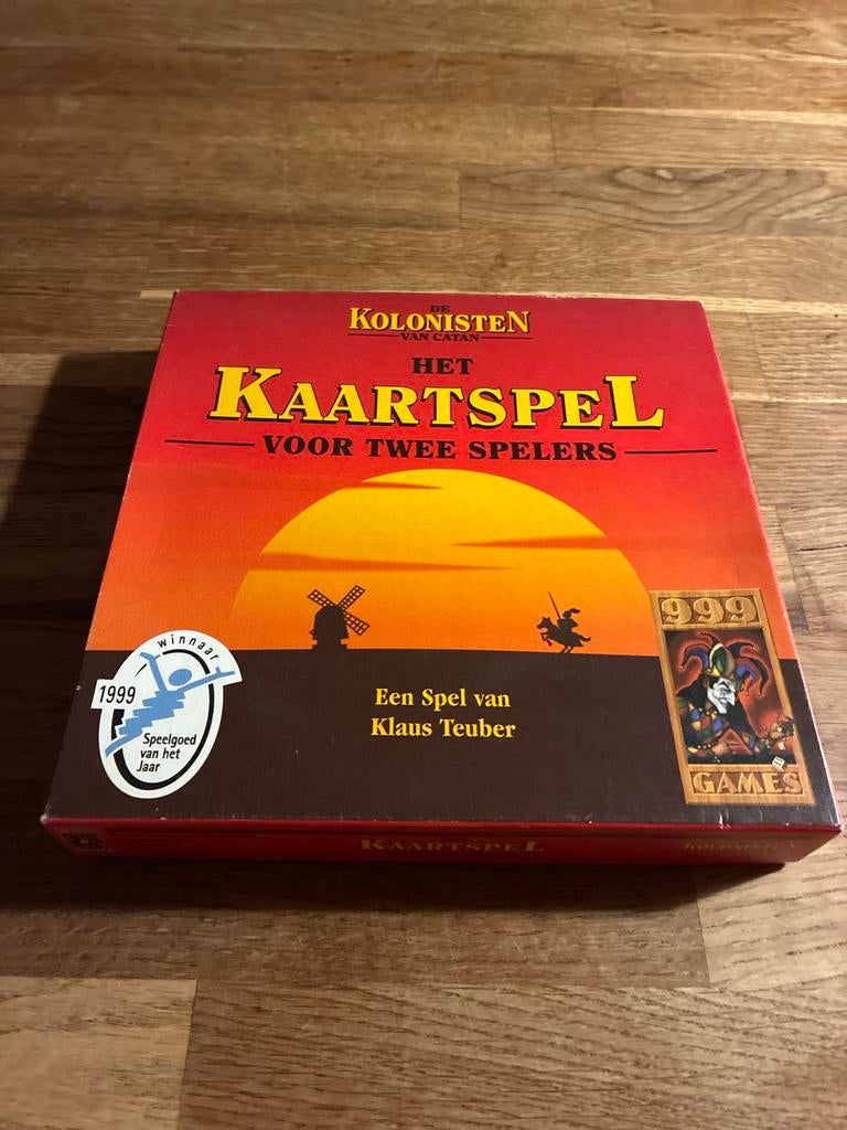 Kolonisten van Catan: Het Kaartspel voor twee spelers, Een of twee spelers, Ophalen of Verzenden, Zo goed als nieuw