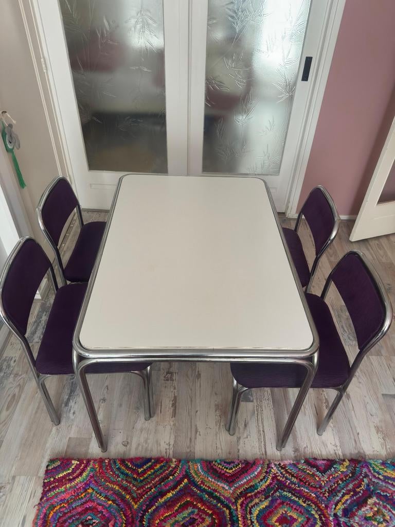 Retro prachtig buisframe set jaren 70 spage age ,, Ophalen, Huis en Inrichting
