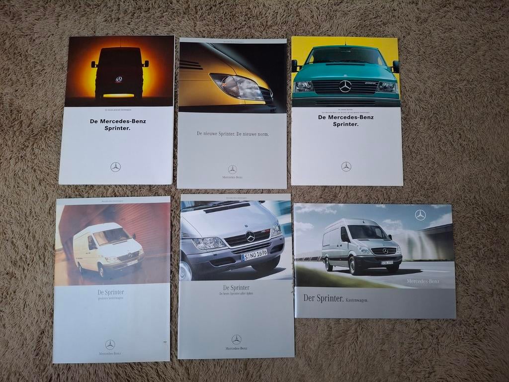 Lot autofolders Mercedes Sprinter, Boeken, Verzenden, Zo goed als nieuw, Mercedes