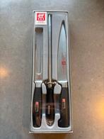 Zwilling Messenset - Vleesmes, Aanzetstaal, Vleesvork, Ophalen, Nieuw, Rvs of Chroom, Bestekset