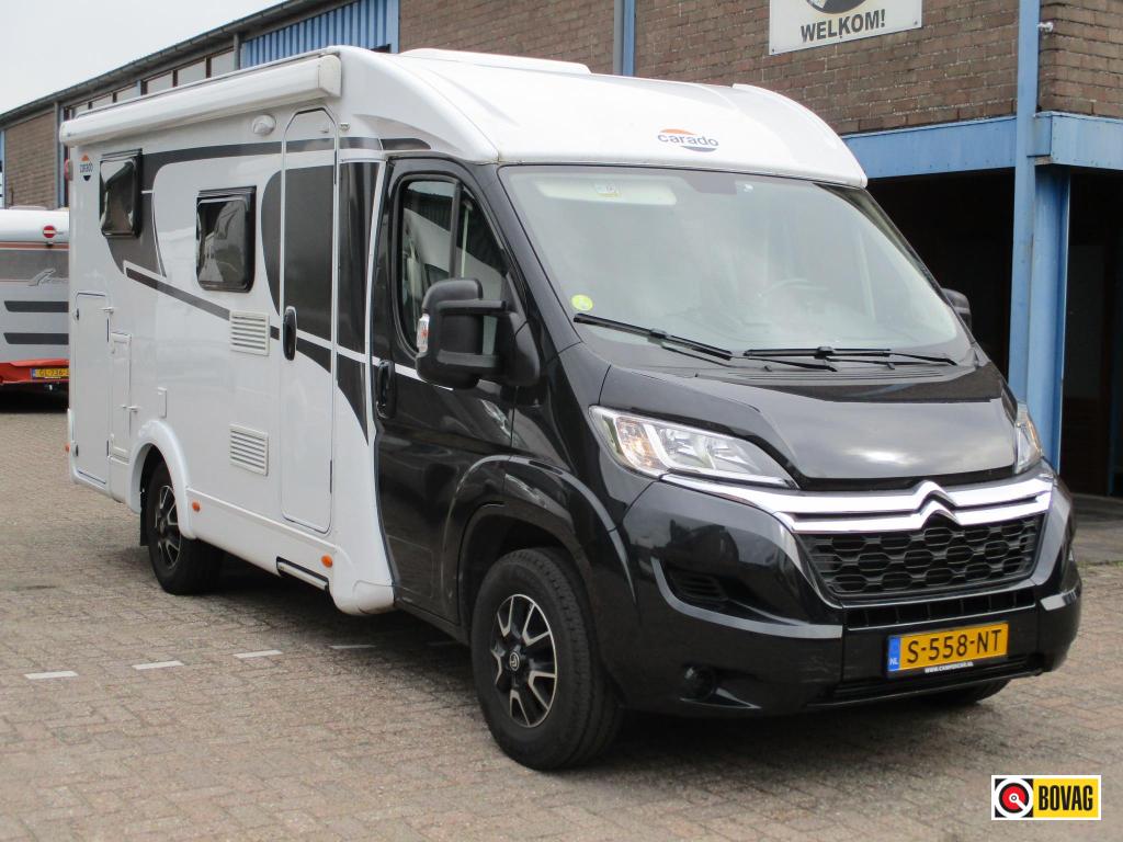 Carado V337 Edition uitvoering, Caravans en Kamperen, Koelkast, Bedrijf, Tot en met 3, Luifel