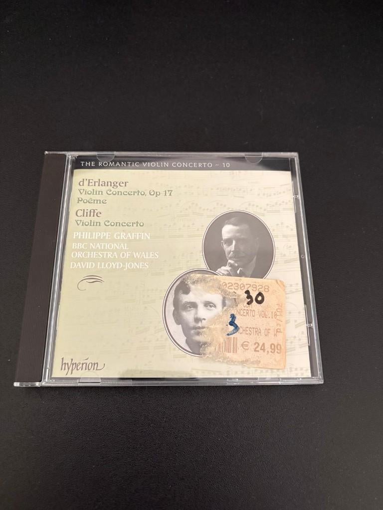 Frederic D'Erlanger - Violin concertos, Verzenden, Barok, Zo goed als nieuw, Orkest of Ballet