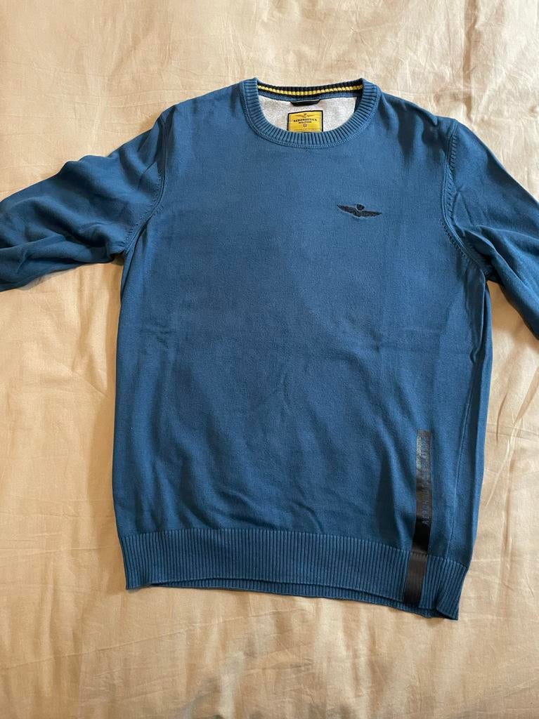 Aeronautica Militare trui - Maat M, Ophalen of Verzenden, Gedragen, Maat 48/50 (M), Blauw