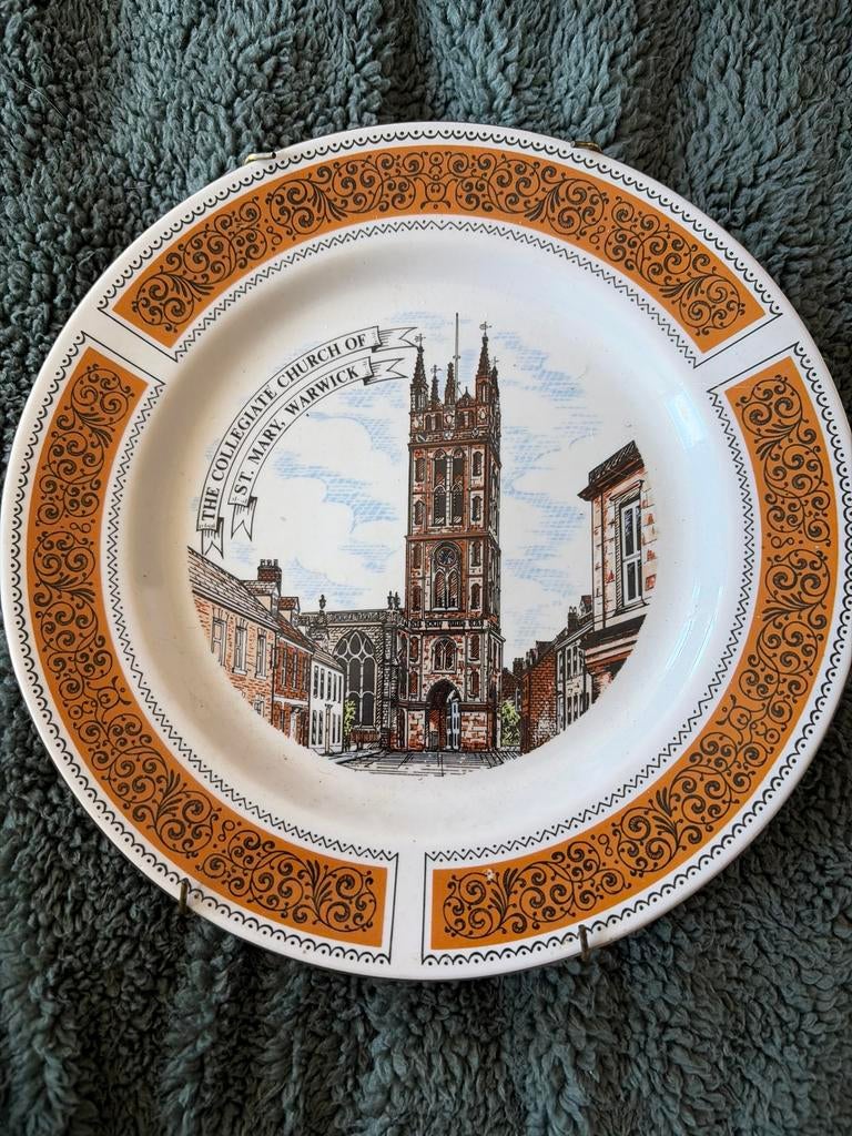 Vintage sierbord The Collegiate Church of St. Mary, Warwick, Antiek en Kunst, Ophalen of Verzenden