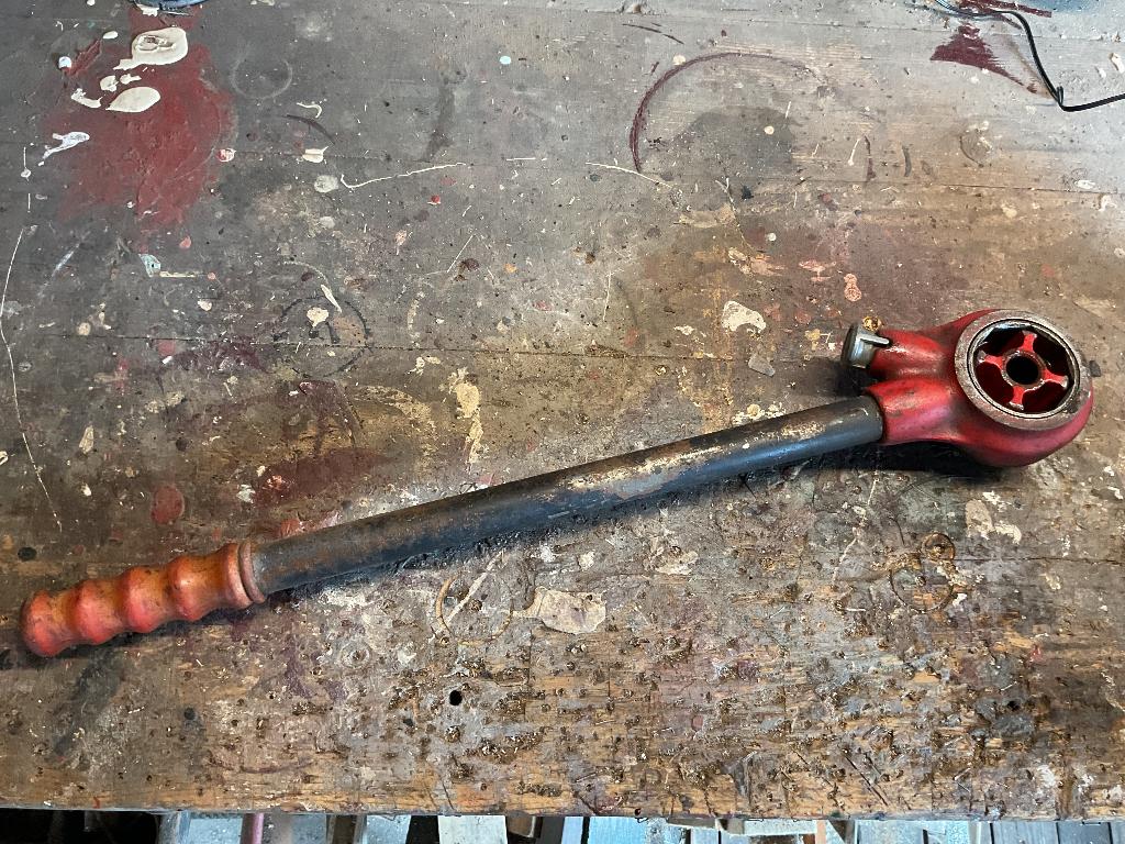 Snij-ijzer met 3/8” snijblok, Ophalen, Gebruikt