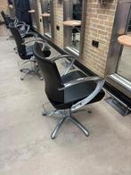 6x kappersstoel en 3x wasunit kapsalon, Ophalen of Verzenden, Gebruikt, Vijf, Zes of meer stoelen