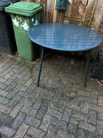 Ronde tuintafel RVS - Zo goed als nieuw, Tuin en Terras, Ophalen, Zo goed als nieuw, Rond, Rvs
