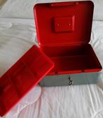 PRACHTIGE MOOIE GROTE KWALITEITS GELDKIST MET MUNTENBAK., Verzamelen, Spaarpotten, Ophalen of Verzenden, Zo goed als nieuw, Overige materialen