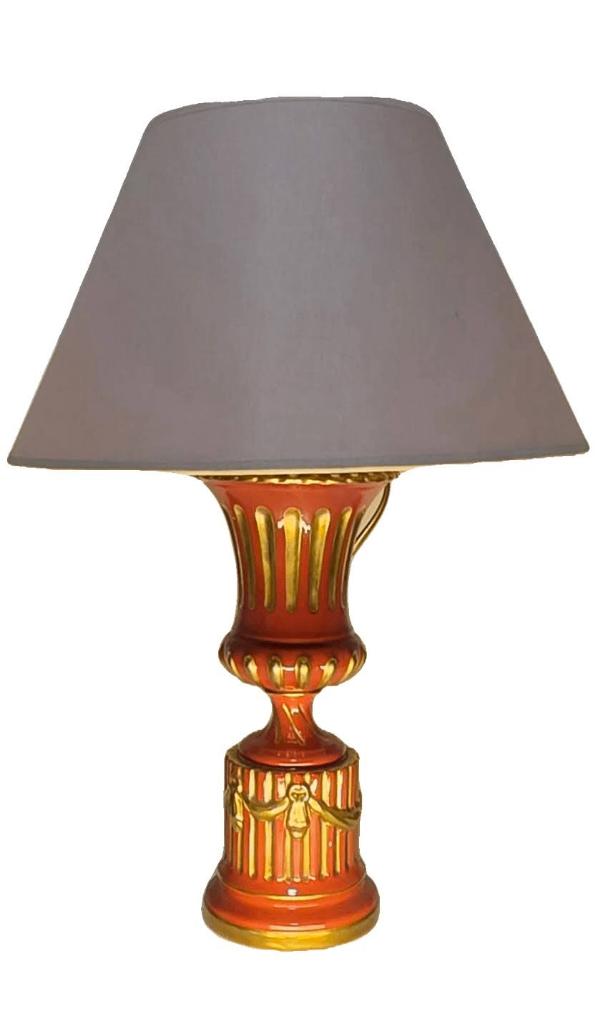 Tafellamp Dresden porselein ., Ophalen of Verzenden