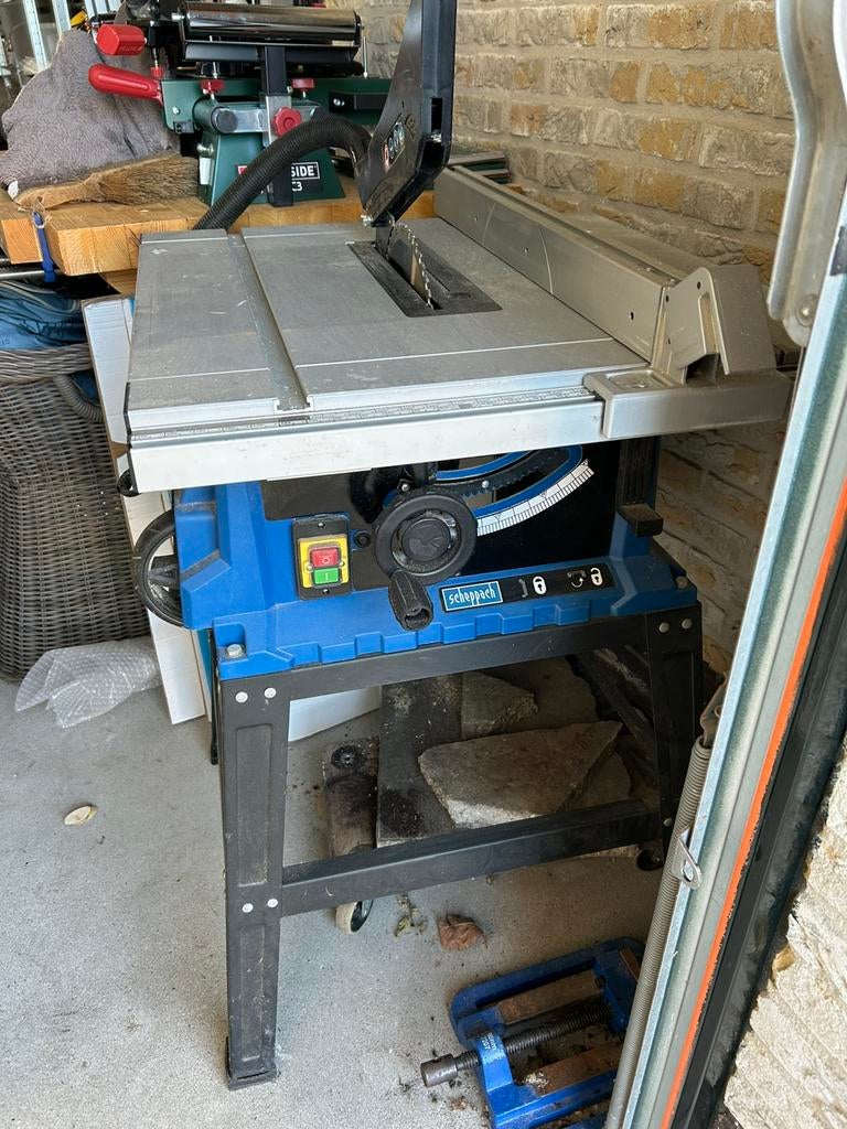 Zaagtafel van het merk Scheppach type HS105 nu voor € 89,00, Ophalen, Cirkelzaag, Zo goed als nieuw, 1200 watt of meer