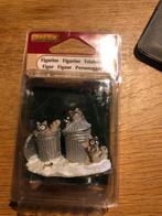 Lemax wasberen  Figuur in Vuilnisbakken, Verzamelen, Ophalen of Verzenden, Nieuw, Dier