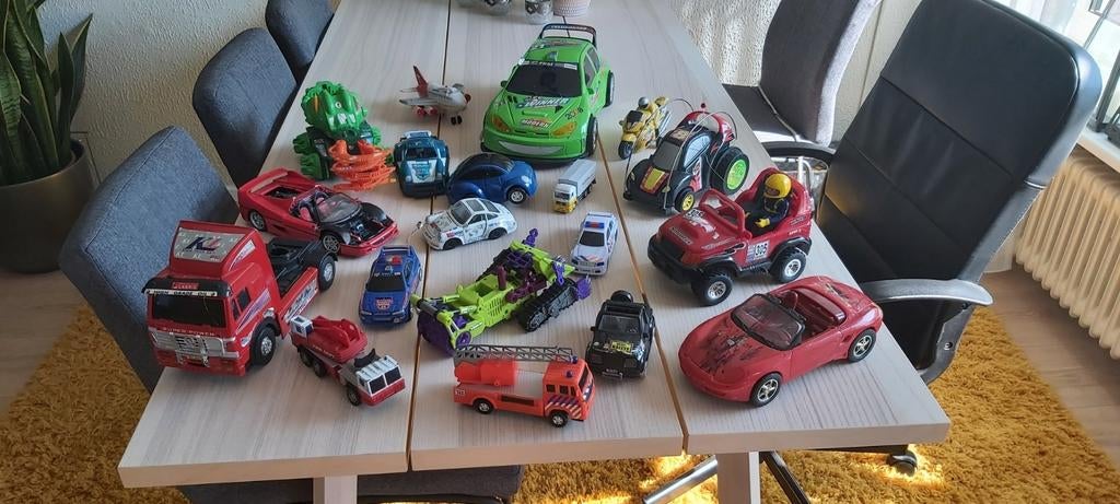 Grote collectie speelgoedauto's en voertuigen, Ophalen, Gebruikt