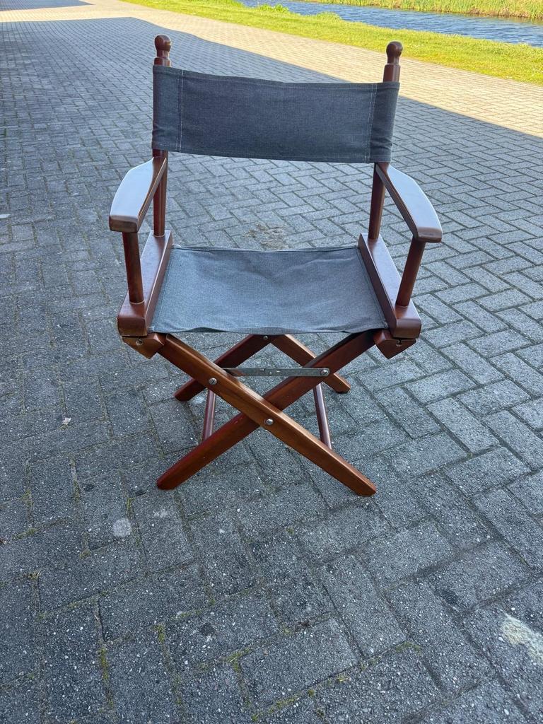 Regisseursstoelen- Hout en Stof -vier-mahonie, Watersport en Boten, Ophalen, Overige typen, Motorboot
