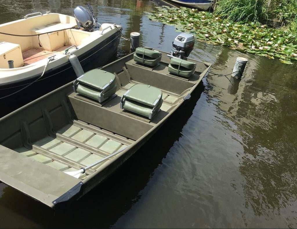 Aluminium Platbodem, Ophalen of Verzenden, Zo goed als nieuw