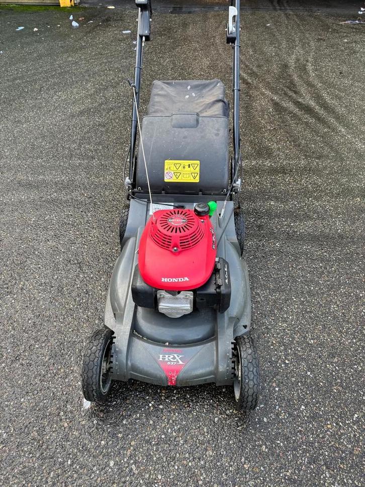 Honda HRX 537 grasmaaier hydrostaat 2012, Tuin en Terras, Grasmaaiers, Gebruikt, Benzine-grasmaaier, 50 cm of meer, Cirkelmaaier