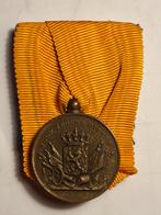 Trouwe dienst medaille in Brons model "J", Ophalen of Verzenden, Brons, Nederland