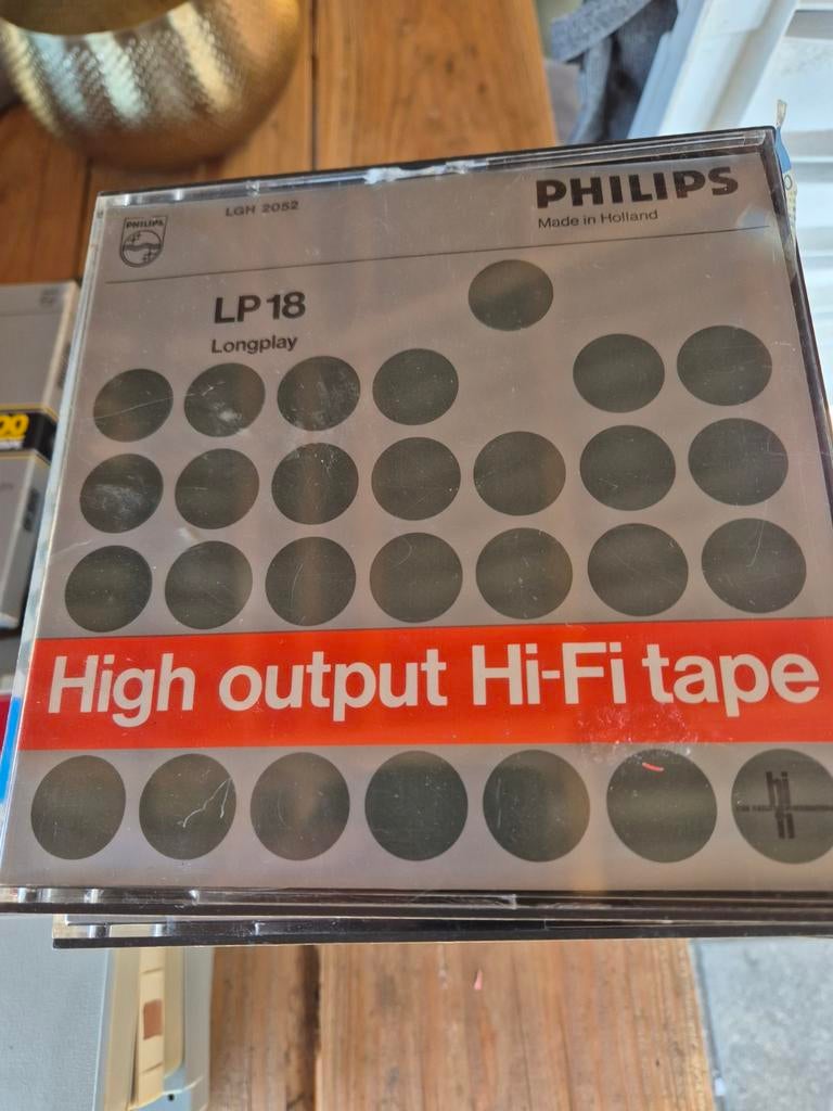 Diverse vintage spoelenbanden (Philips, Sony, Aristona), Ophalen of Verzenden, Onderdeel, Met banden