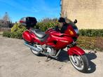 Honda Deauville NT650V, rood, 1999, 2 cilinders, Cardan-aandrijving, Motorrijbewijs A, Particulier