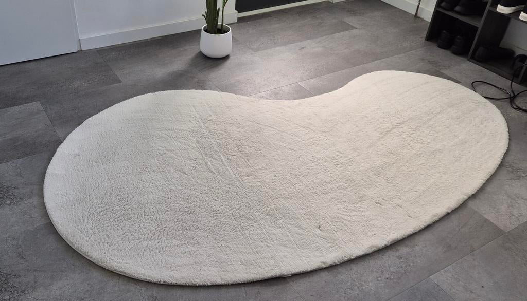 Vloerkleed Wels Kwantum - Zo goed als nieuw, Huis en Inrichting, Ophalen, 100 tot 150 cm, 200 cm of meer, Organisch, Hoogpolig