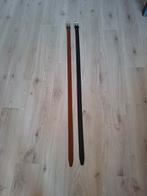 Set van 2 leren herenriemen: bruin en zwart 115 cm, Kleding | Dames, Riemen en Ceinturen, Echt leder, Nieuw, Heupriem, Ophalen of Verzenden