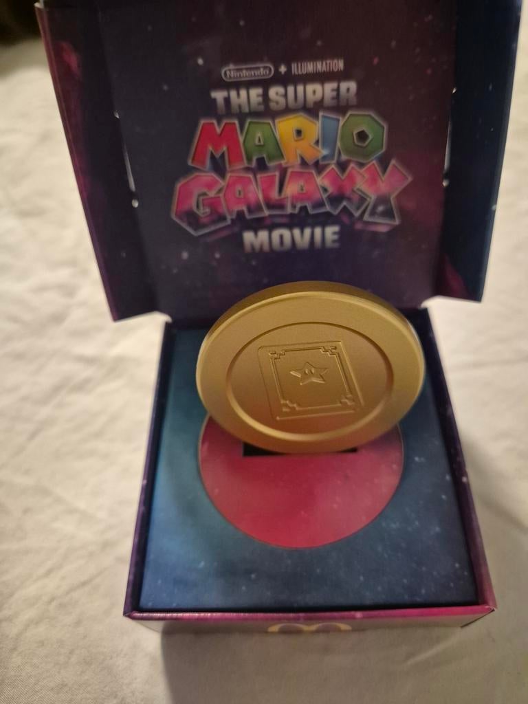 Super Mario Galaxy munt McDonalds (Ruilen mogelijk), Ophalen of Verzenden, Nieuw