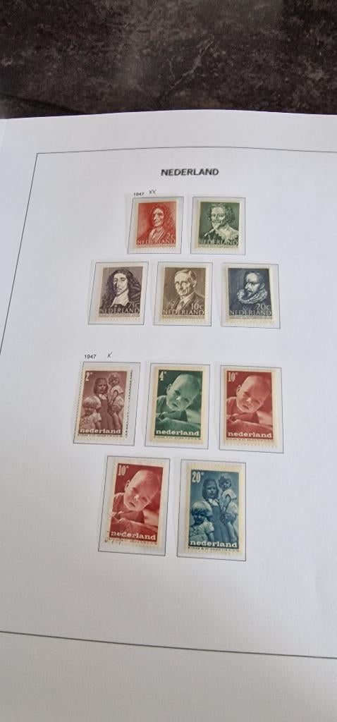 Nederland Deel 2 Postfris, ongebruikt en gebruikt, Verzenden, Postfris