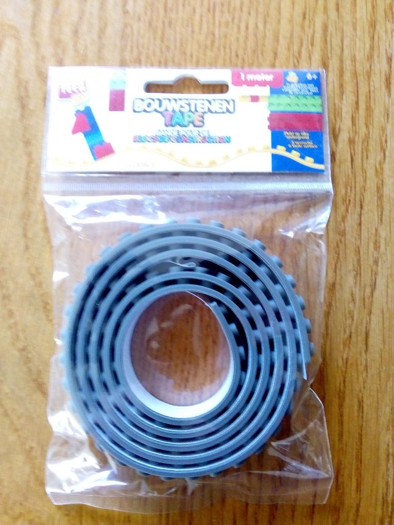 Bouwstenen tape flexibel Block Tech 1 meter grijs, Ophalen of Verzenden, Nieuw, Overige merken
