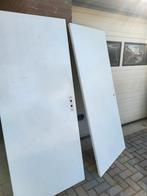 2x Opdekdeur 83x200cm Links Draaiend, Doe-het-zelf en Verbouw, Deuren en Horren, Ophalen, Gebruikt, 80 tot 100 cm, Binnendeur