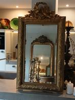 Elegante Antieke Franse Spiegel Kuifspiegel, Antiek en Kunst, Ophalen, Rechthoekig